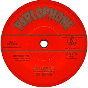Beatles P-S- I Love You R4714