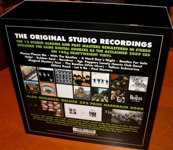 Beatles Vinyl Outer Sleeve rear