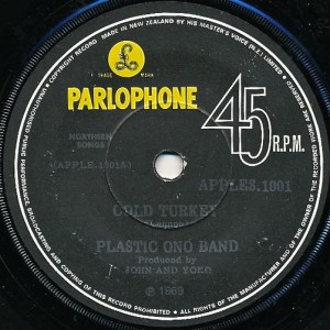 Plastic Ono Band Label 1