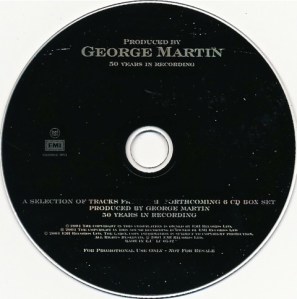 Produced by George Martin Promo CD