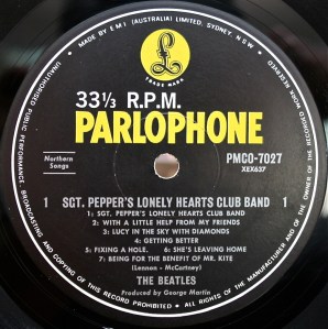 Sgt Pepper label