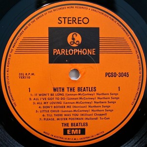 With the Beatles Label