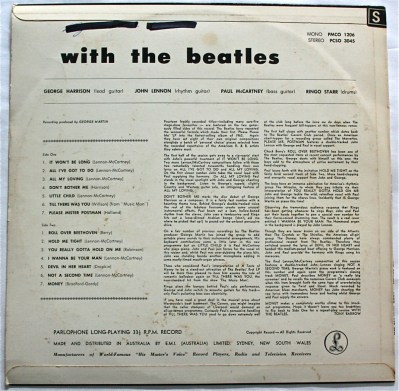 With the Beatles rear