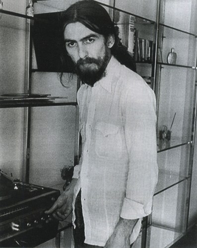 George with Record Player