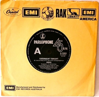 Good Night Tonight 7 in single