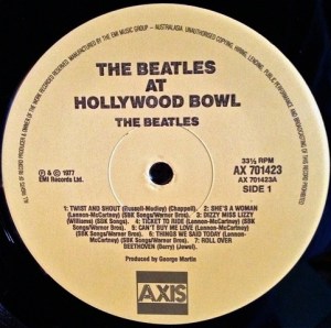 Hollywood Bowl Label