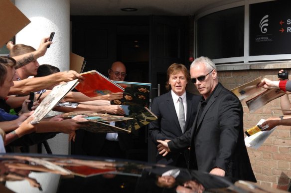 McCartney with Records1