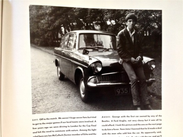 George Harrison and Ford car