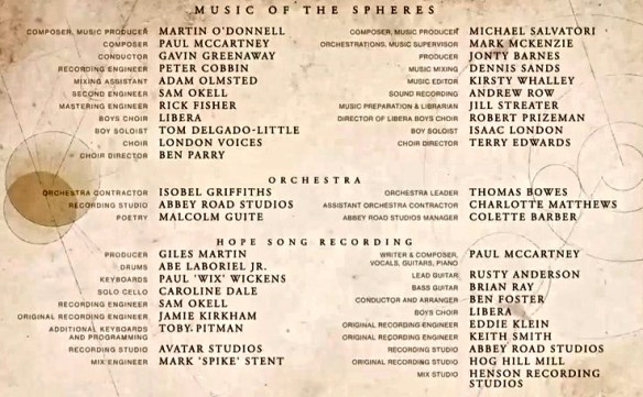 McCartney Destiny-Hope credits