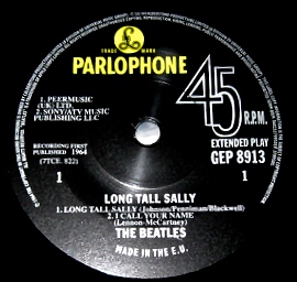 LTS Beatles RSD label