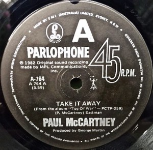 Take It Away Parlophone