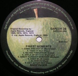 Badfinger – Finest Moments Rare LP | Beatles Blog