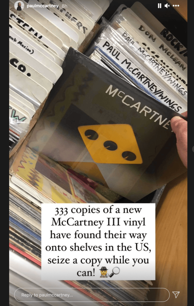 Looks Like Yet Another McCartney III to Chase Down | Beatles Blog