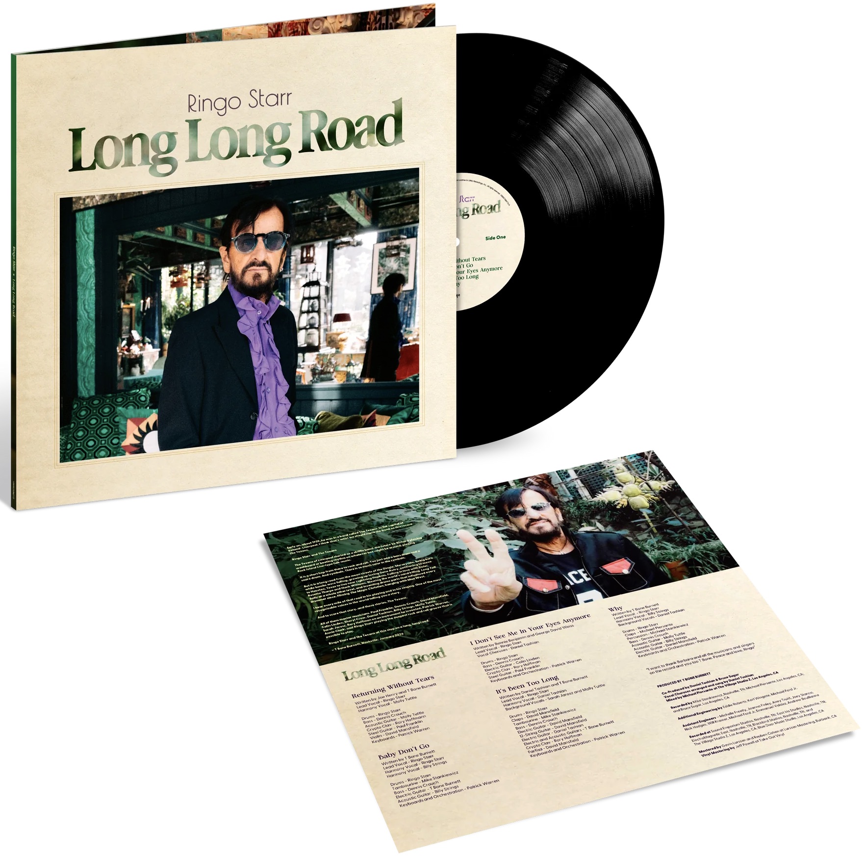 Ringo Starr Long Long Road LP 限定盤 New Ringo Starr – Long Long Road Coloured Vinyl, Black Vinyl & CD